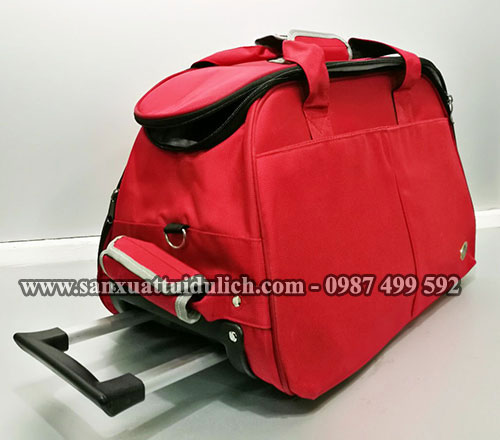 Túi du lịch có tay kéo K02 màu đỏ