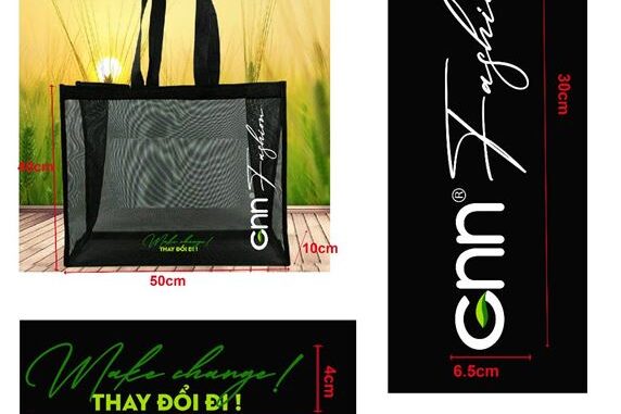 san xuat tui luoi mua sam in logo